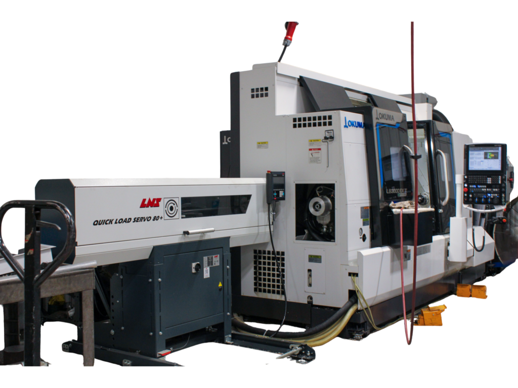 Okuma Lathe LB3000 EX III -3, Rigid construction ensuring stability during heavy cutting operations